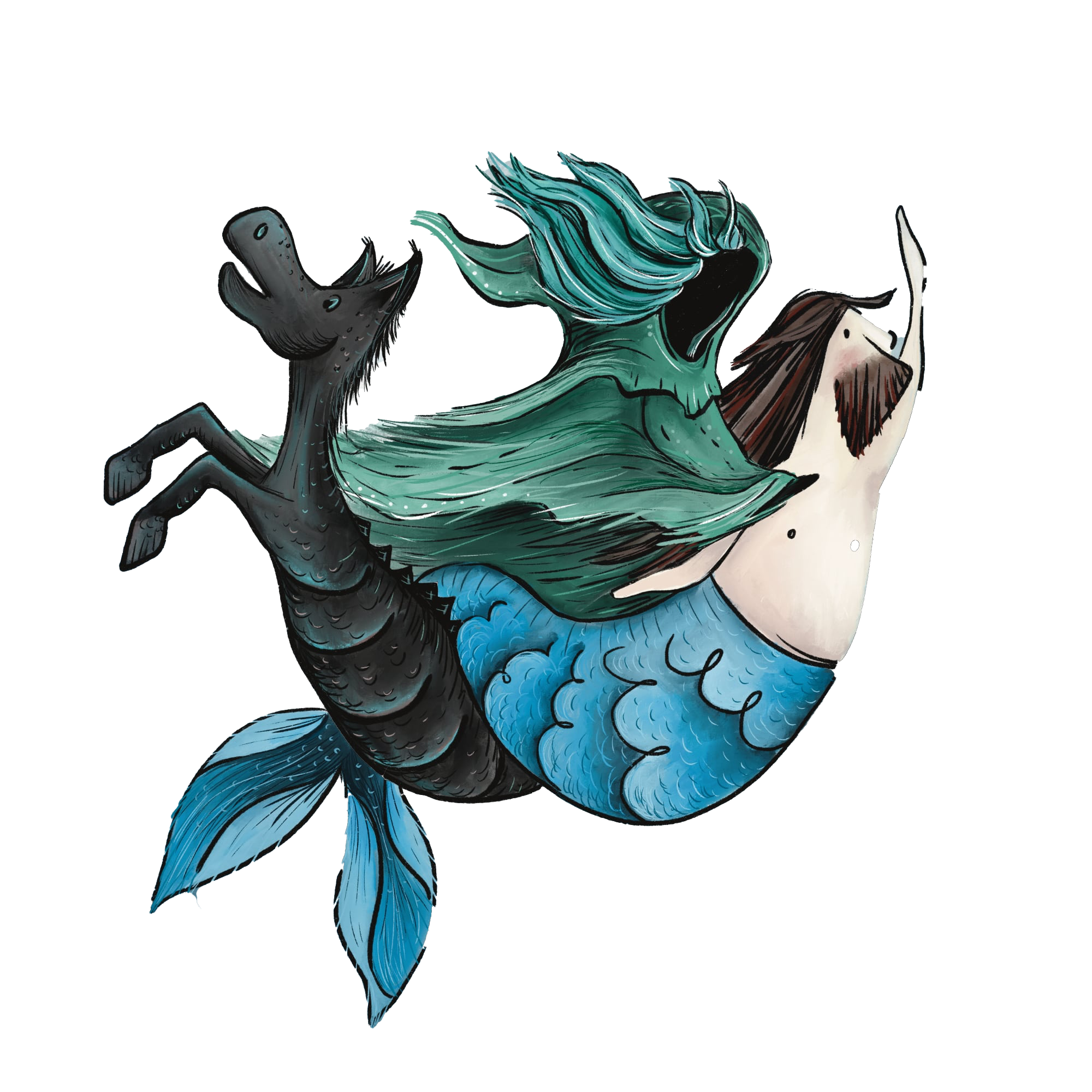 Album artwork for The Shadow Lawn: Dinnae Gae Doon the Watter, featuring a semi-transparent water-themed design